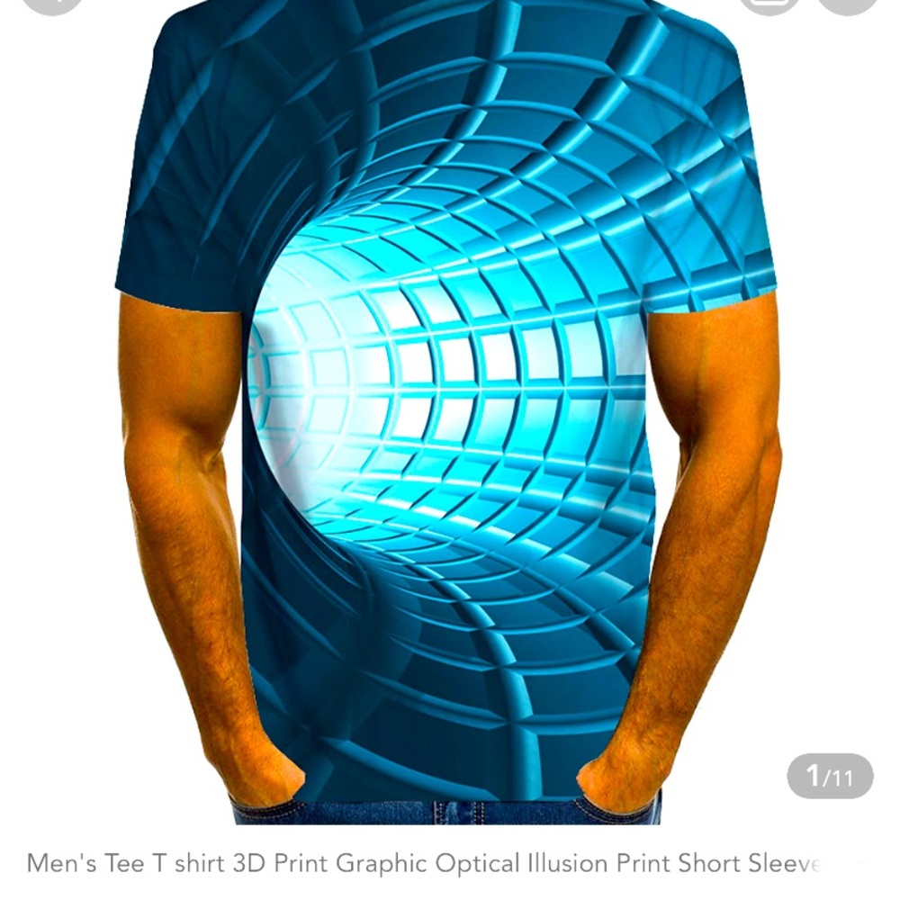 Men’s 3D graphic t shirt